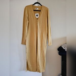 LITA by Ciara Iced Coffee Long Cardigan